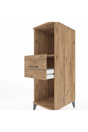 Kronos Dolap Tek Raflı Tek Çekmeceli 44x59x134 Çam-Çam