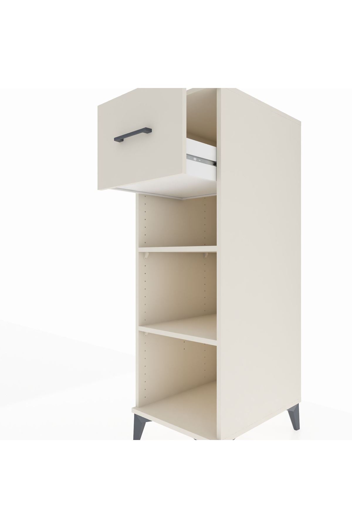 Kronos Dolap 2 Raflı Tek Çekmeceli 44x59x134 Aytaşı-Aytaşı