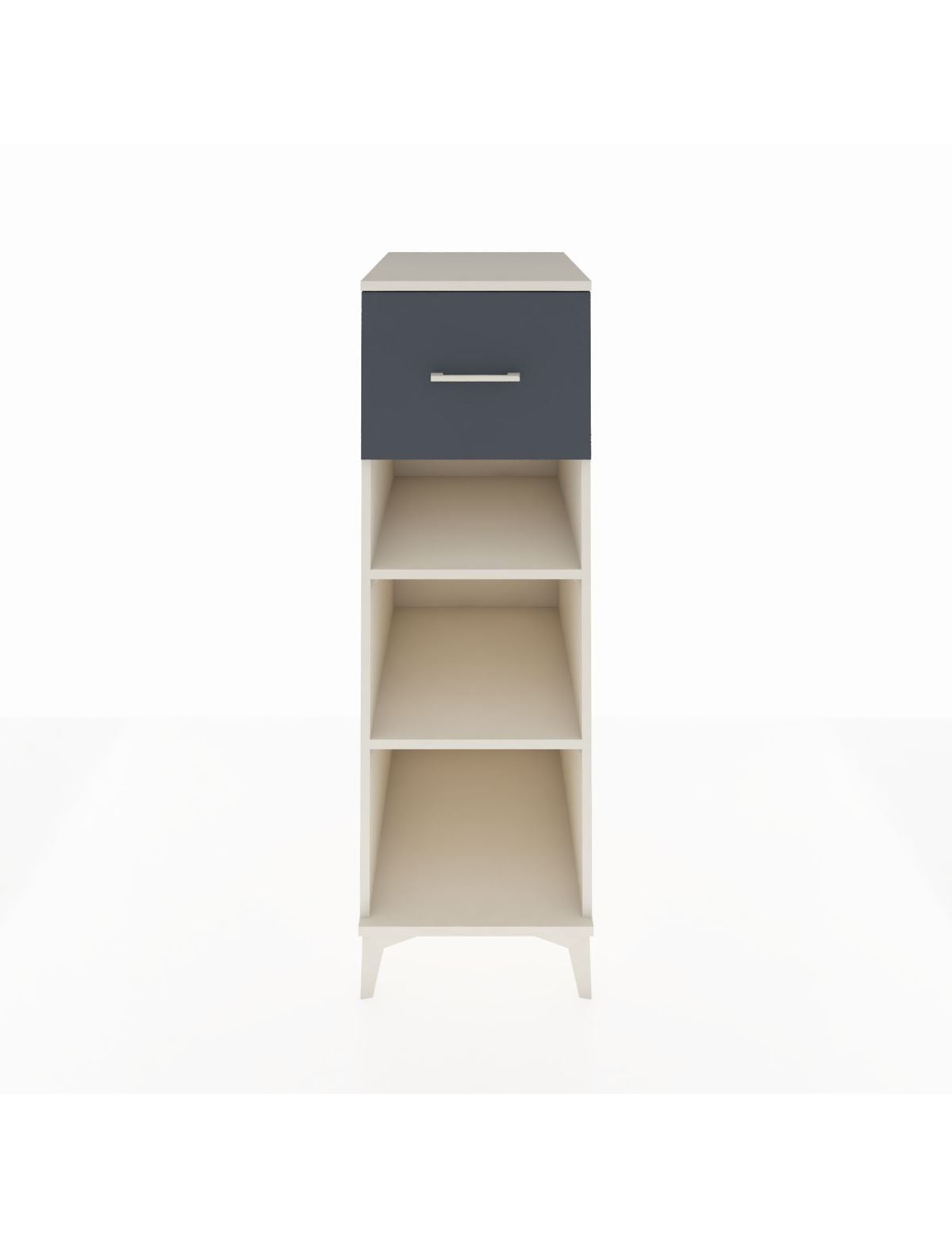 Kronos Dolap 2 Raflı Tek Çekmeceli 44x59x134 Aytaşı-Antrasit