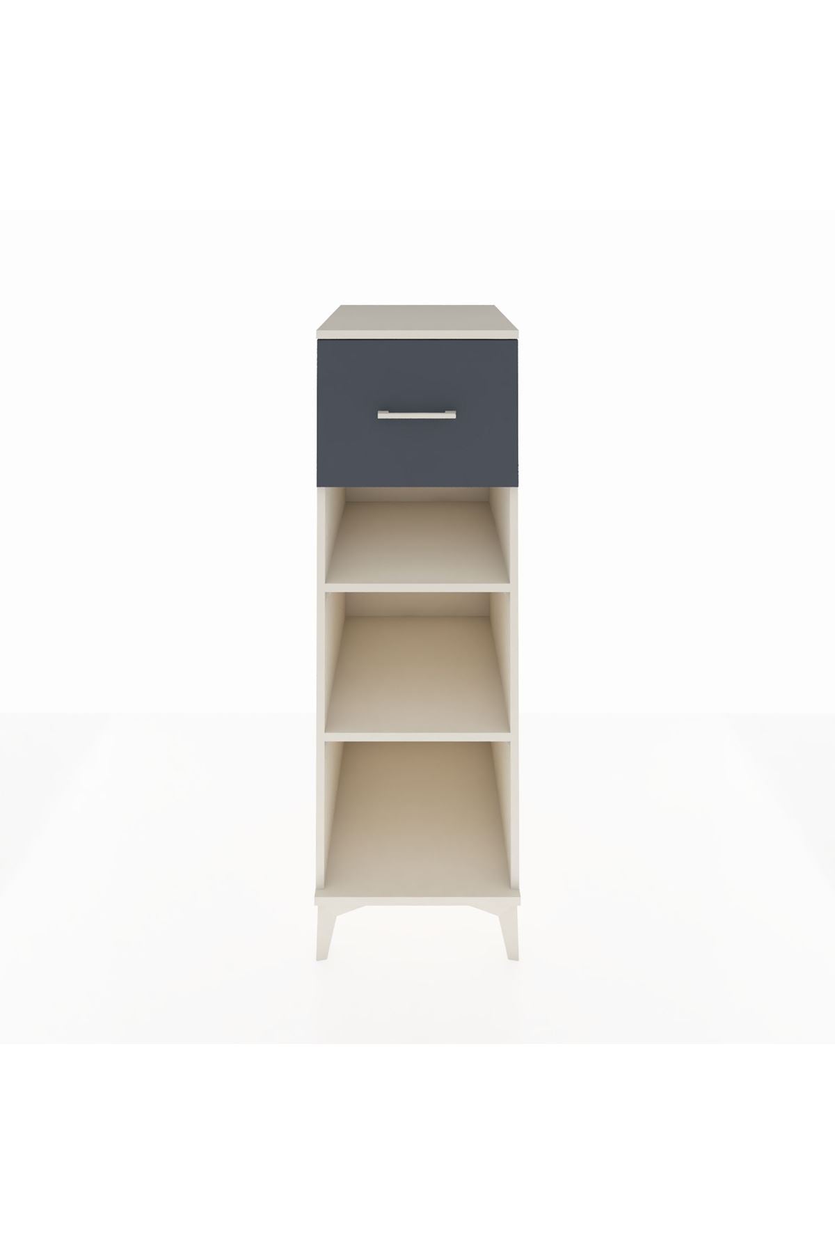 Kronos Dolap 2 Raflı Tek Çekmeceli 44x59x134 Aytaşı-Antrasit