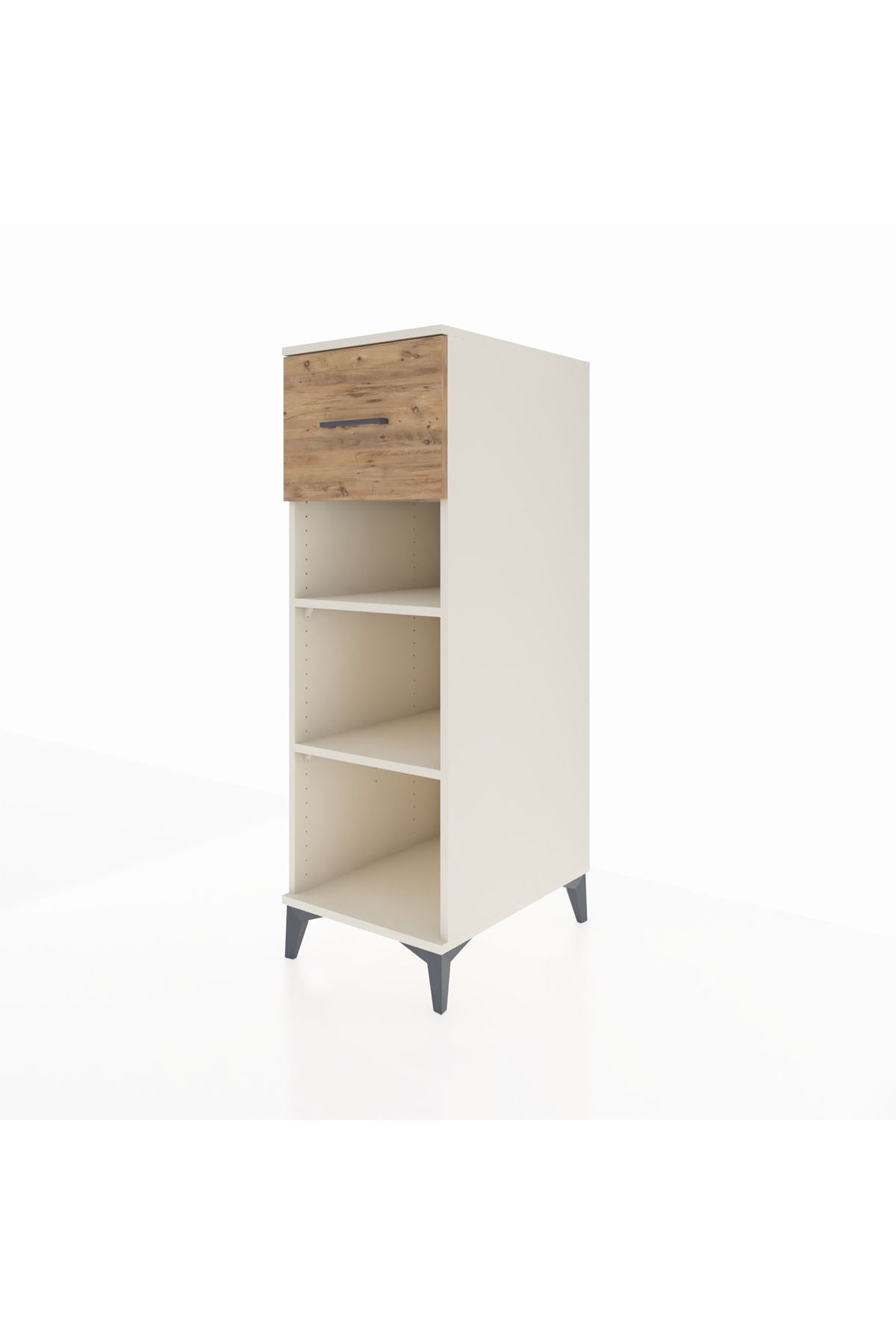 Kronos Dolap 2 Raflı Tek Çekmeceli 44x59x134 Aytaşı-Çam