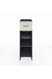 Kronos Dolap 2 Raflı Tek Çekmeceli 44x59x134 Antrasit-Aytaşı