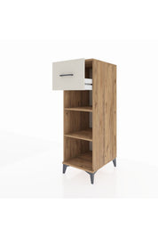 Kronos Dolap 2 Raflı Tek Çekmeceli 44x59x134 Çam-Aytaşı