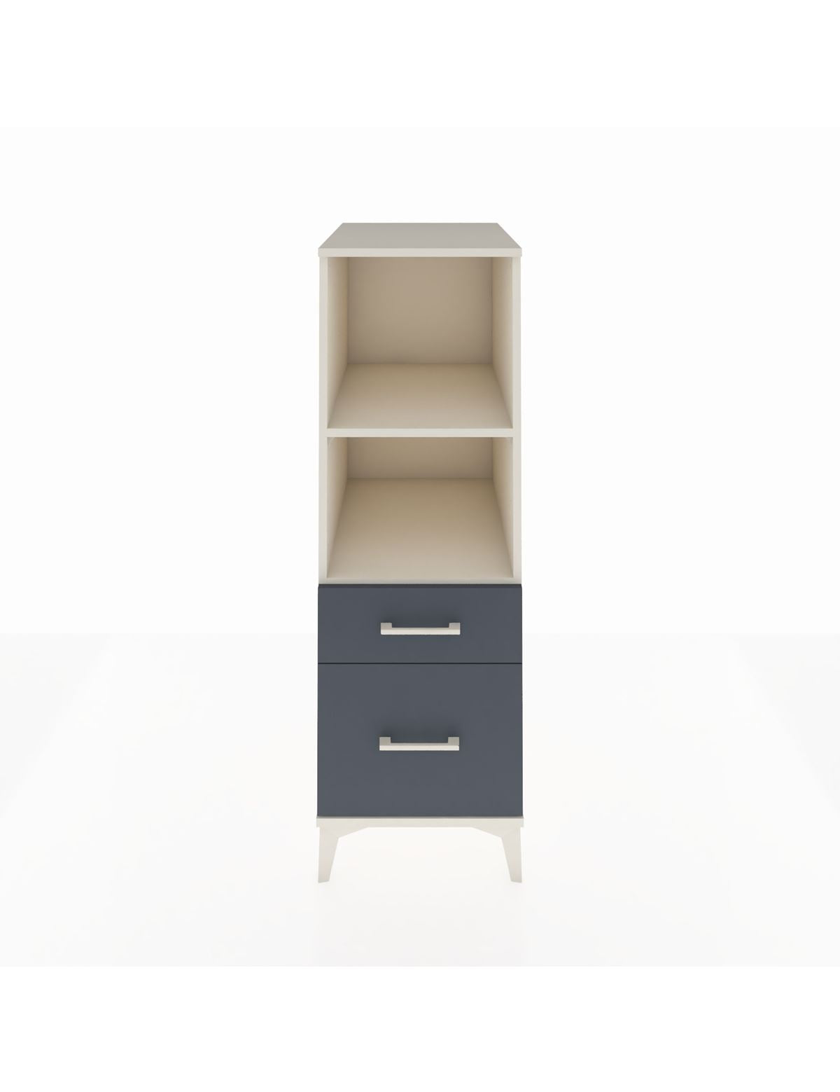 Kronos Dolap 2 Raflı 2 Çekmeceli 44x59x134 Aytaşı-Antrasit