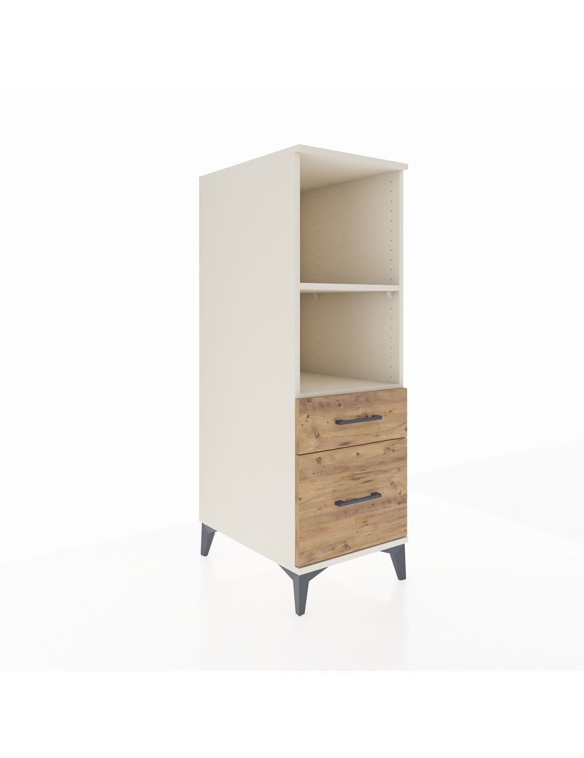 Kronos Dolap 2 Raflı 2 Çekmeceli 44x59x134 Aytaşı-Çam