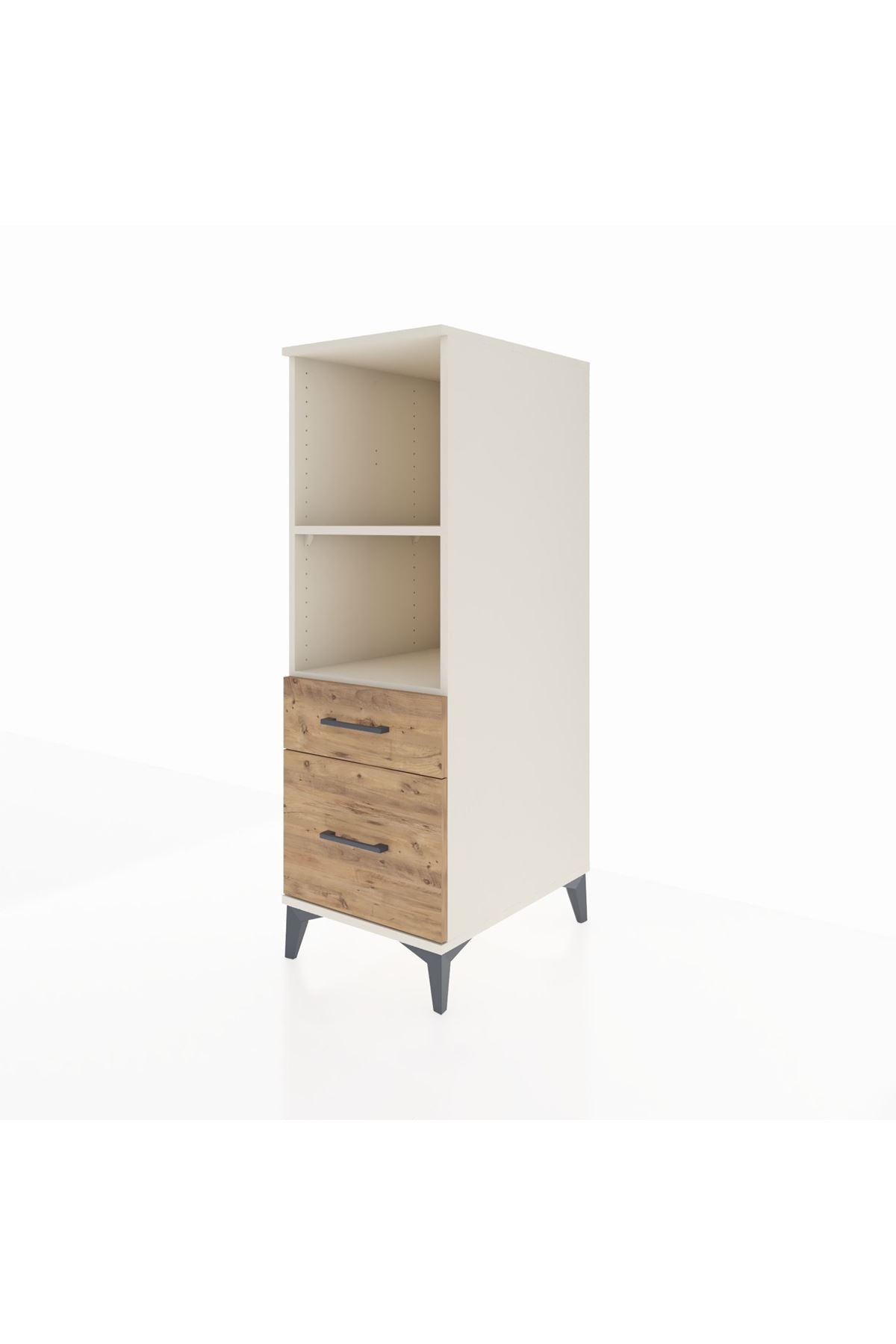 Kronos Dolap 2 Raflı 2 Çekmeceli 44x59x134 Aytaşı-Çam