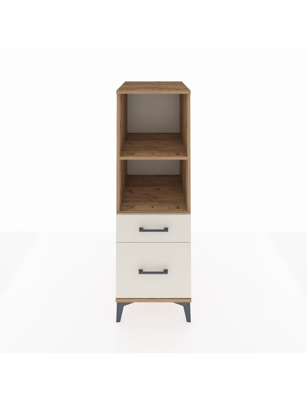 Kronos Dolap 2 Raflı 2 Çekmeceli 44x59x134 Çam-Aytaşı