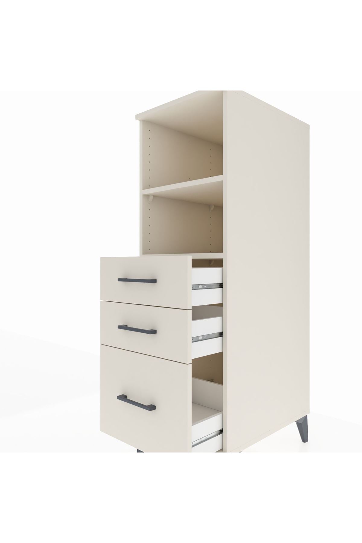 Kronos Dolap 2 Raflı 3 Çekmeceli 44x59x134 Aytaşı-Aytaşı