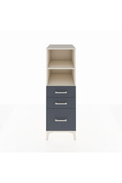 Kronos Dolap 2 Raflı 3 Çekmeceli 44x59x134 Aytaşı-Antrasit