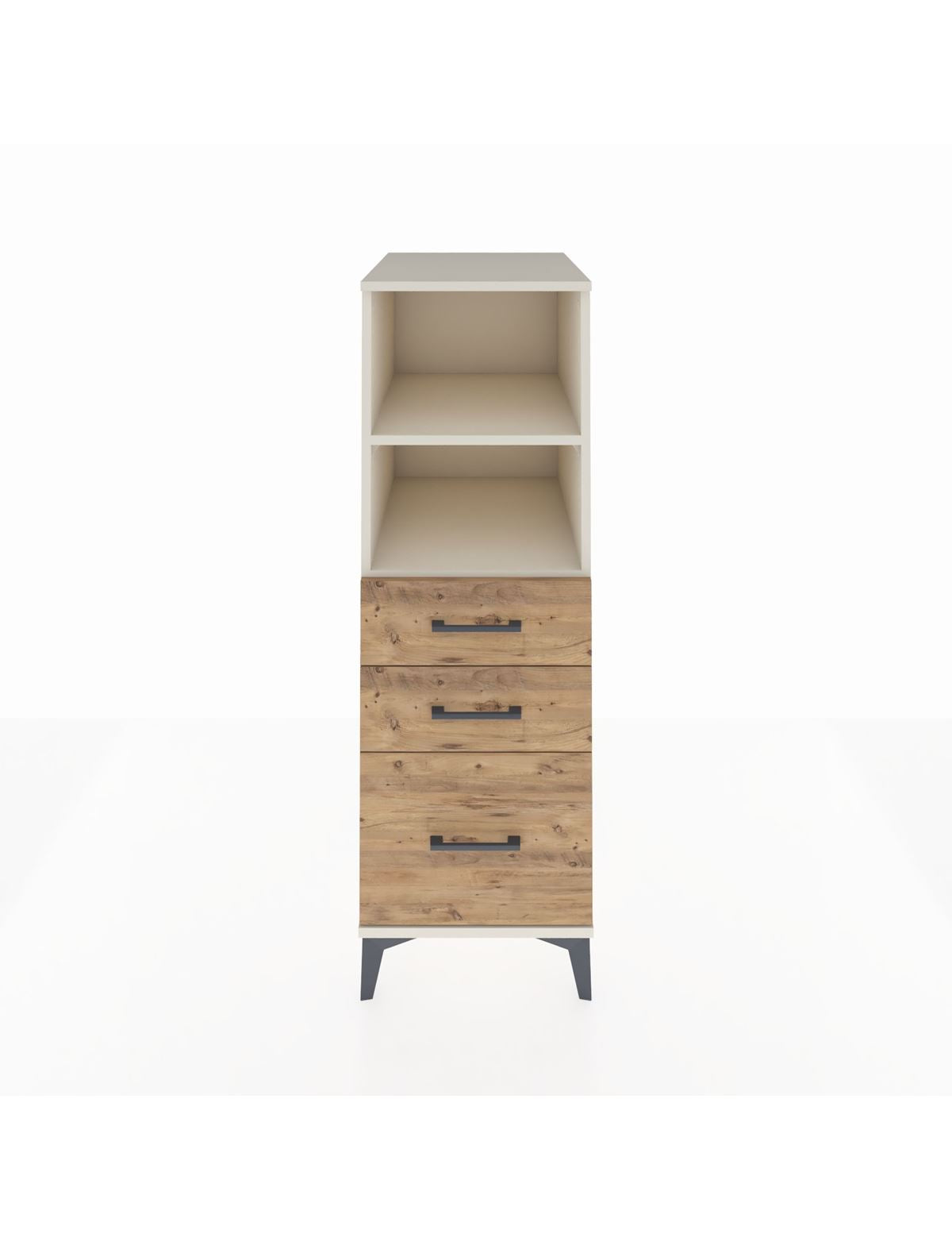 Kronos Dolap 2 Raflı 3 Çekmeceli 44x59x134 Aytaşı-Çam