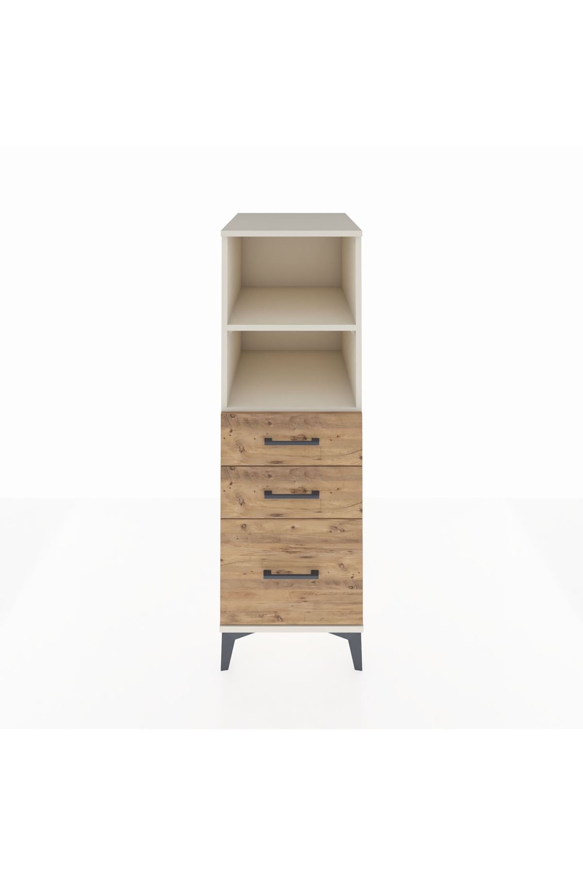 Kronos Dolap 2 Raflı 3 Çekmeceli 44x59x134 Aytaşı-Çam