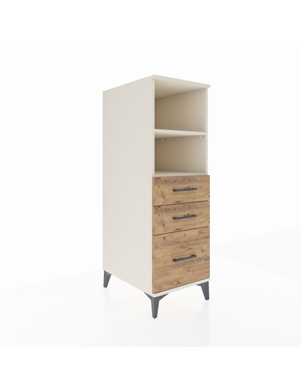 Kronos Dolap 2 Raflı 3 Çekmeceli 44x59x134 Aytaşı-Çam