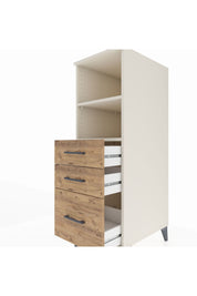 Kronos Dolap 2 Raflı 3 Çekmeceli 44x59x134 Aytaşı-Çam