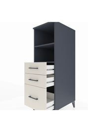 Kronos Dolap 2 Raflı 3 Çekmeceli 44x59x134 Antrasit-Aytaşı