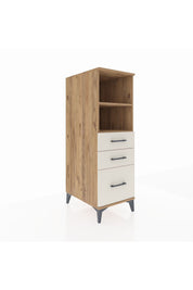 Kronos Dolap 2 Raflı 3 Çekmeceli 44x59x134 Çam-Aytaşı