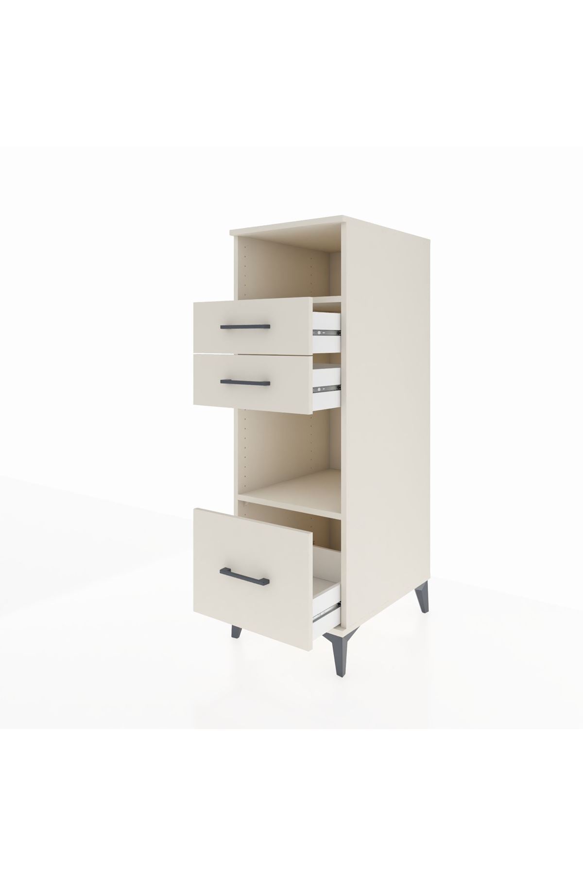 Kronos Dolap 2 Raflı 3 Çekmeceli 44x59x134 Aytaşı-Aytaşı