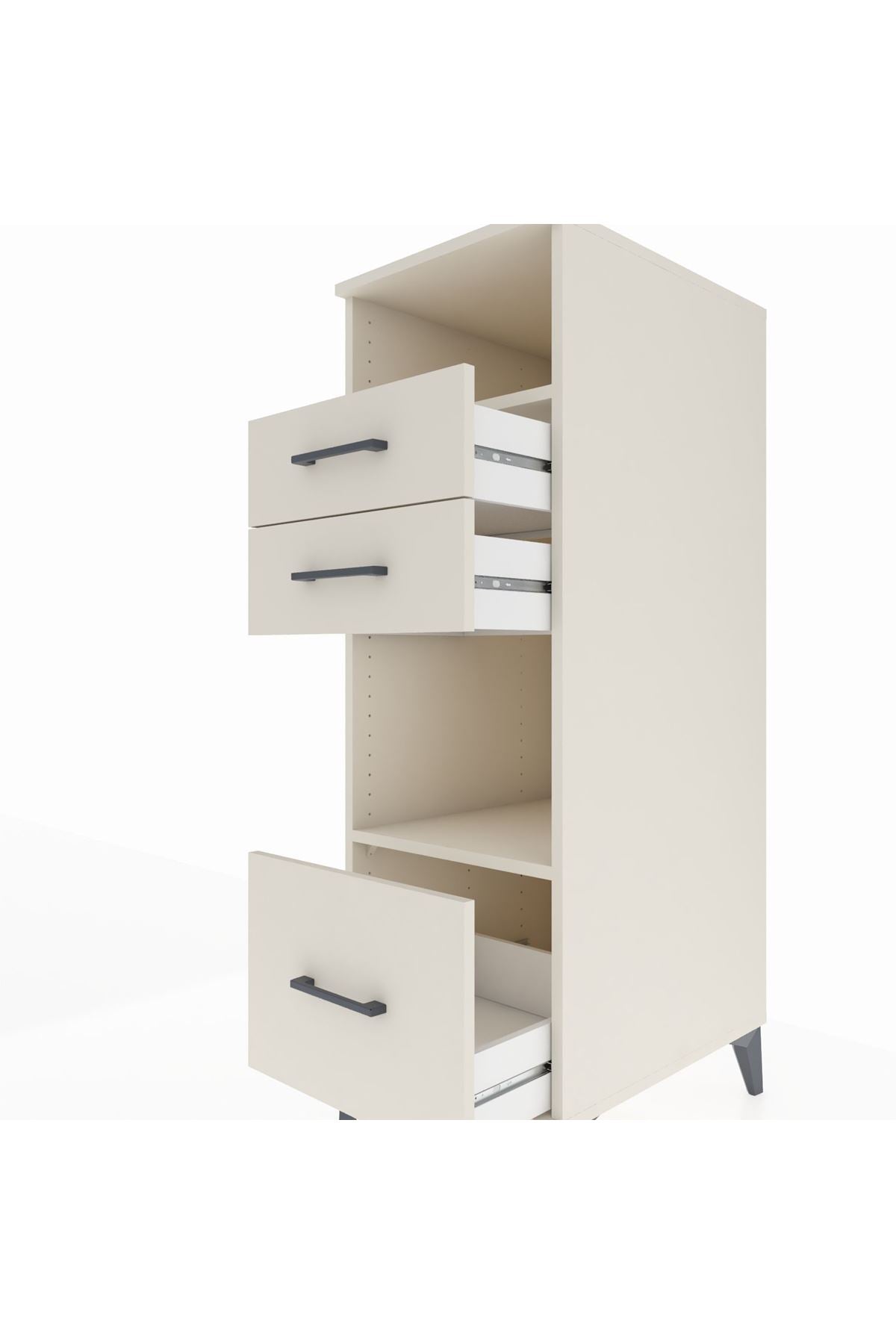 Kronos Dolap 2 Raflı 3 Çekmeceli 44x59x134 Aytaşı-Aytaşı