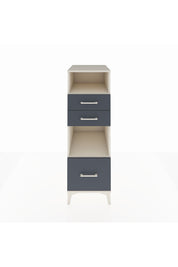 Kronos Dolap 2 Raflı 3 Çekmeceli 44x59x134 Aytaşı-Antrasit