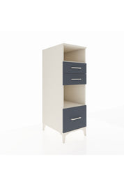 Kronos Dolap 2 Raflı 3 Çekmeceli 44x59x134 Aytaşı-Antrasit