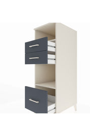 Kronos Dolap 2 Raflı 3 Çekmeceli 44x59x134 Aytaşı-Antrasit