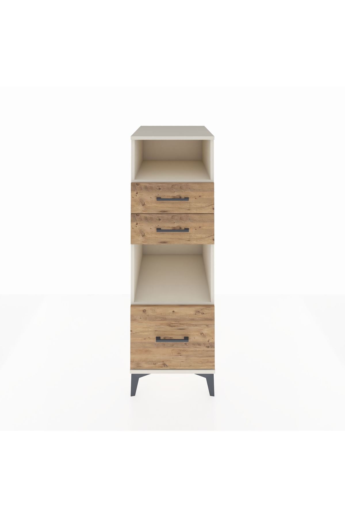 Kronos Dolap 2 Raflı 3 Çekmeceli 44x59x134 Aytaşı-Çam