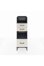 Kronos Dolap 2 Raflı 3 Çekmeceli 44x59x134 Antrasit-Aytaşı