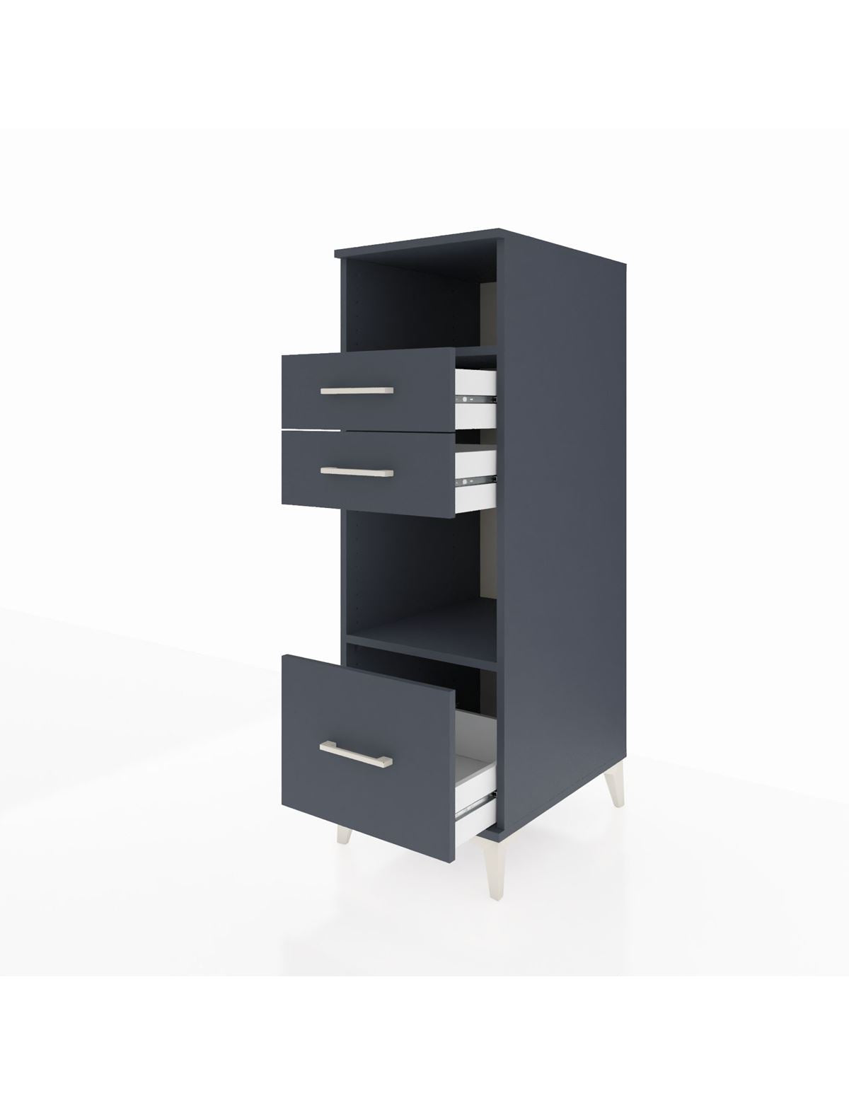Kronos Dolap 2 Raflı 3 Çekmeceli 44x59x134 - S82M073V5C