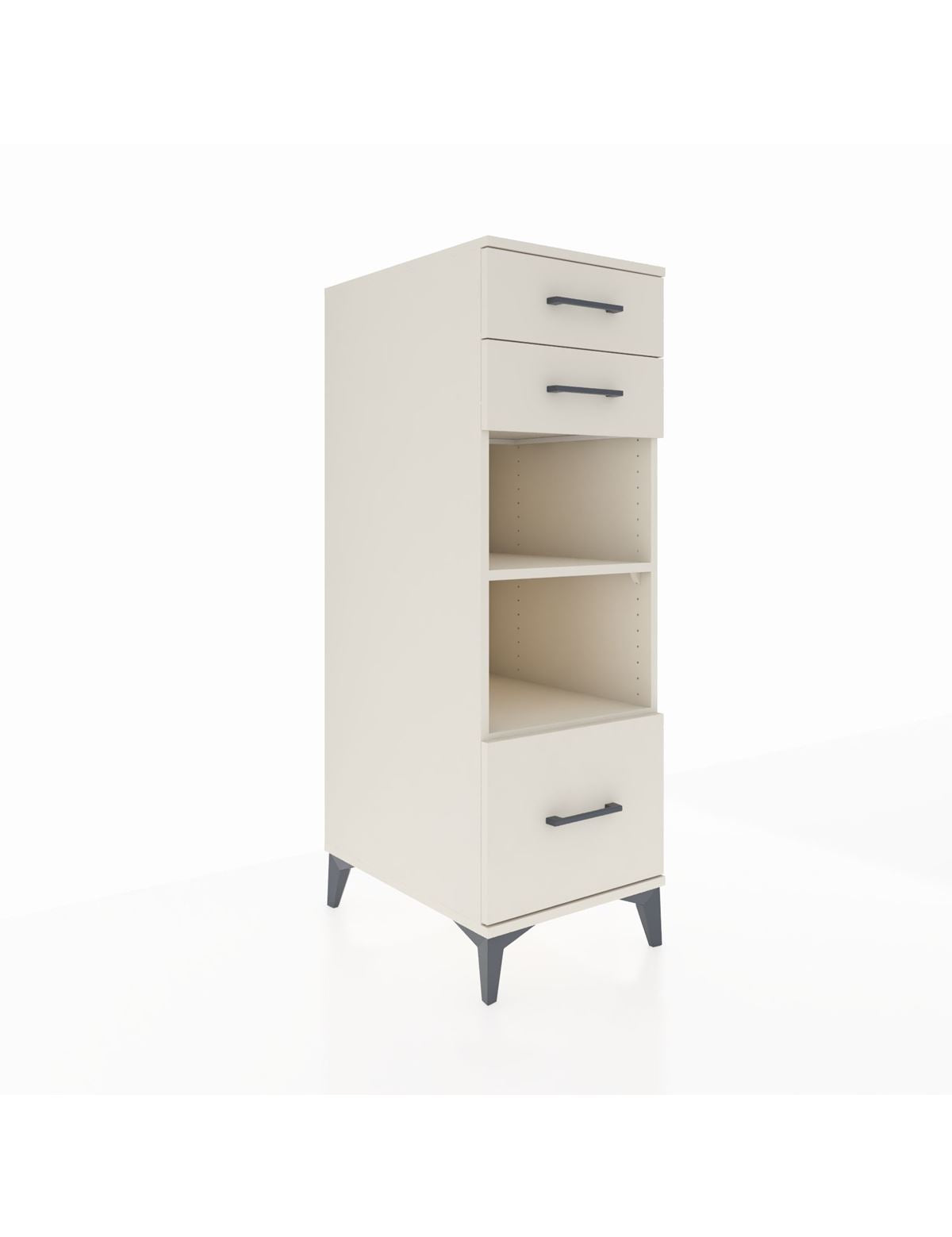 Kronos Dolap 2 Raflı 3 Çekmeceli 44x59x134 Aytaşı-Aytaşı