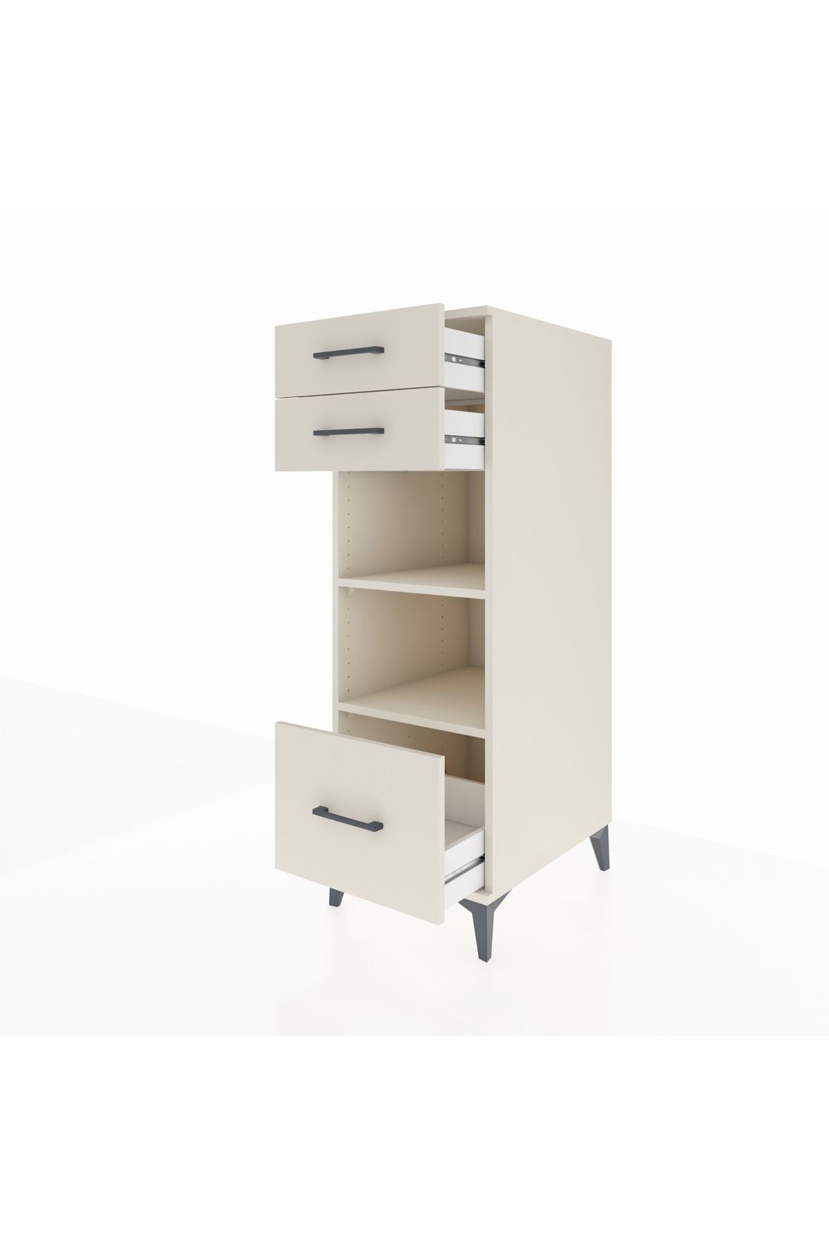 Kronos Dolap 2 Raflı 3 Çekmeceli 44x59x134 Aytaşı-Aytaşı