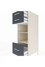 Kronos Dolap 2 Raflı 3 Çekmeceli 44x59x134 Aytaşı-Antrasit