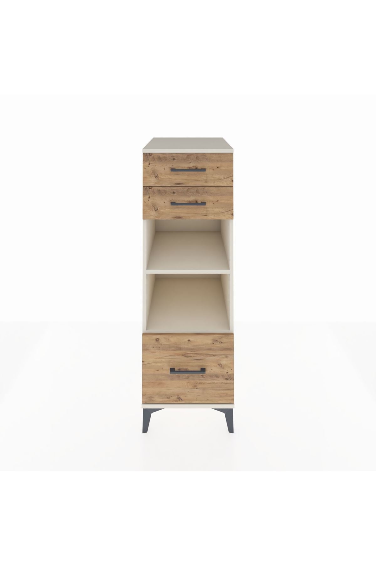 Kronos Dolap 2 Raflı 3 Çekmeceli 44x59x134 Aytaşı-Çam