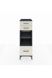 Kronos Dolap 2 Raflı 3 Çekmeceli 44x59x134 Antrasit-Aytaşı