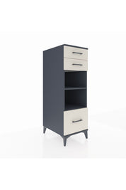 Kronos Dolap 2 Raflı 3 Çekmeceli 44x59x134 Antrasit-Aytaşı