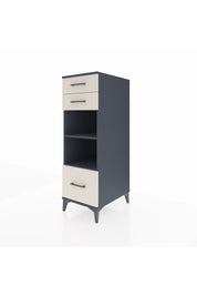 Kronos Dolap 2 Raflı 3 Çekmeceli 44x59x134 Antrasit-Aytaşı