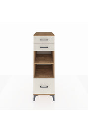 Kronos Dolap 2 Raflı 3 Çekmeceli 44x59x134 Çam-Aytaşı