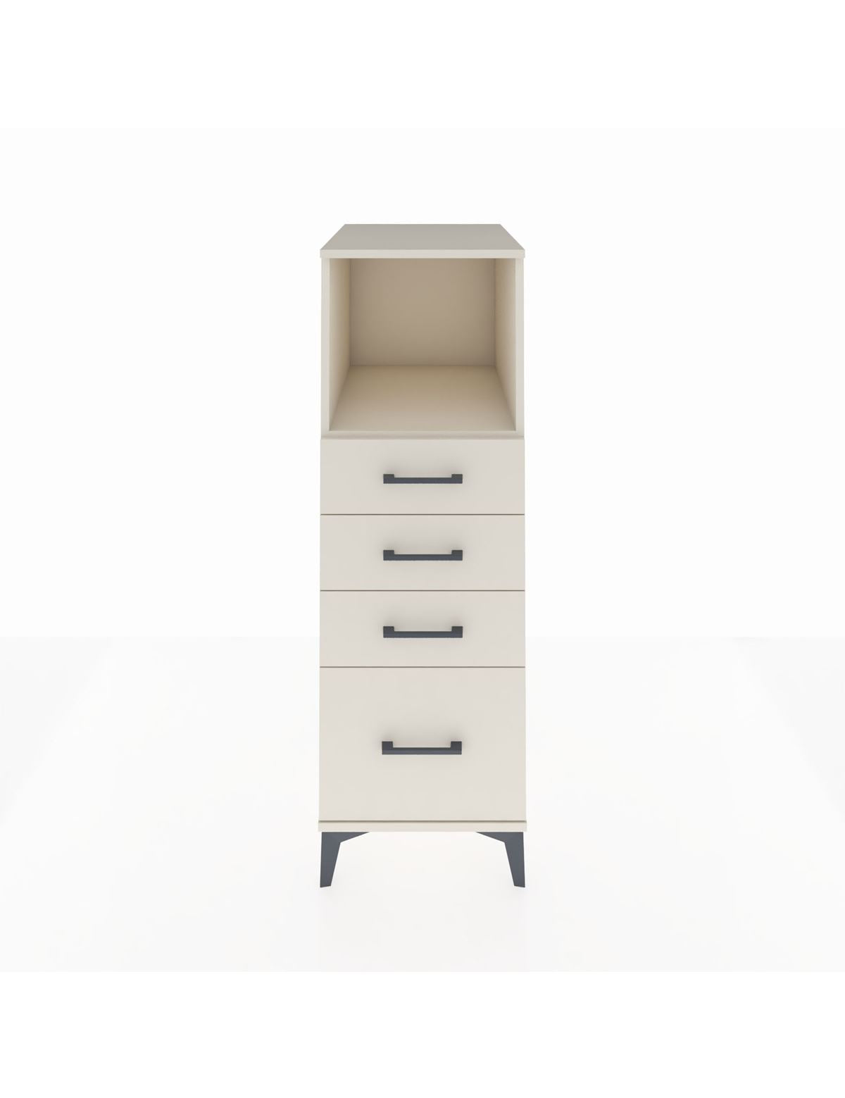 Kronos Dolap Tek Raflı 4 Çekmeceli 44x59x134 Aytaşı-Aytaşı