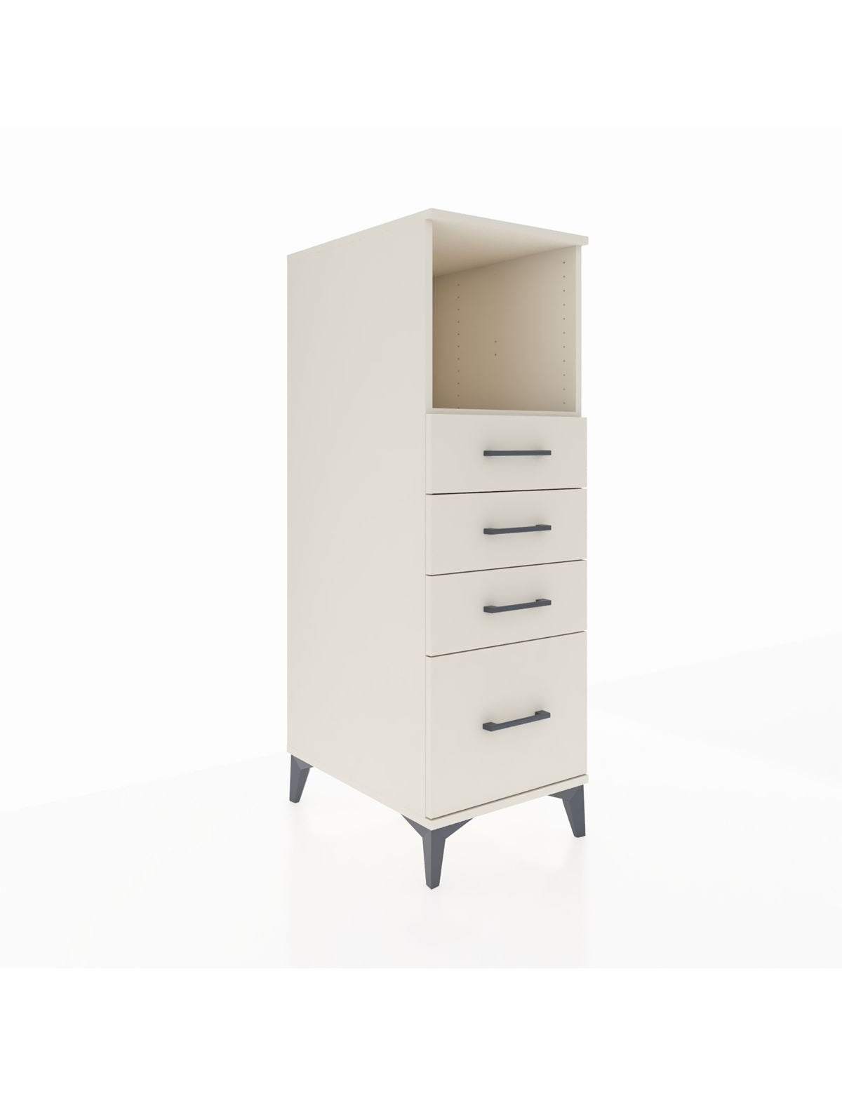 Kronos Dolap Tek Raflı 4 Çekmeceli 44x59x134 Aytaşı-Aytaşı