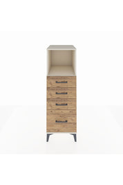 Kronos Dolap Tek Raflı 4 Çekmeceli 44x59x134 Aytaşı-Çam