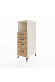 Kronos Dolap Tek Raflı 4 Çekmeceli 44x59x134 Aytaşı-Çam