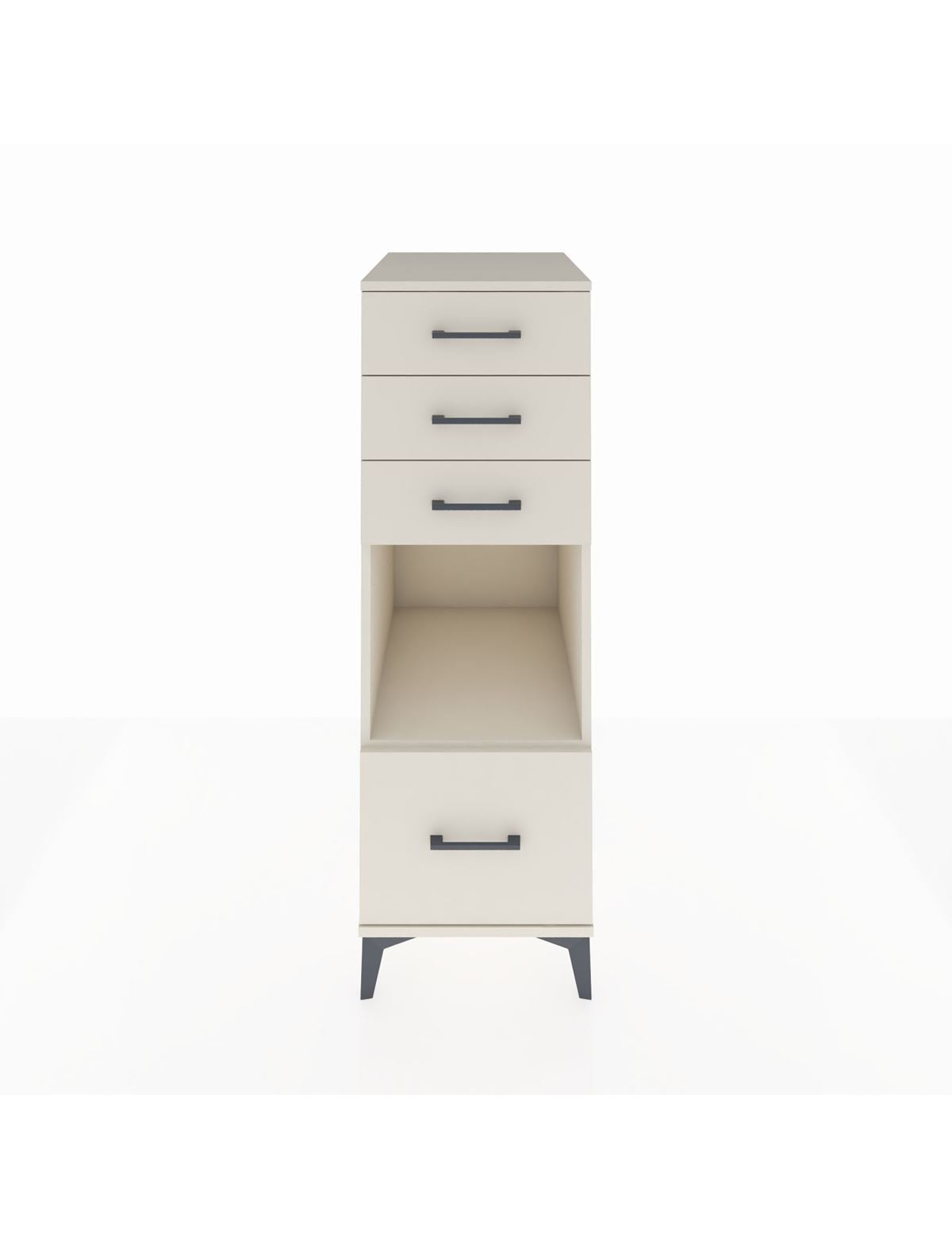 Kronos Dolap Tek Raflı 4 Çekmeceli 44x59x134 Aytaşı-Aytaşı