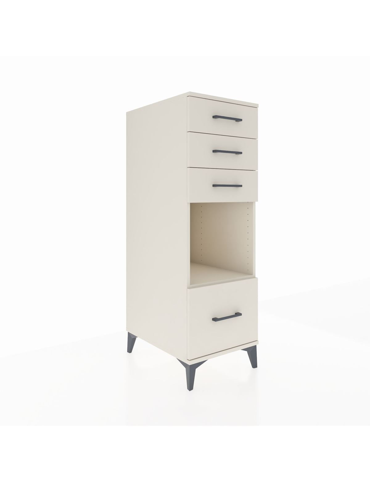 Kronos Dolap Tek Raflı 4 Çekmeceli 44x59x134 Aytaşı-Aytaşı