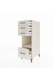 Kronos Dolap Tek Raflı 4 Çekmeceli 44x59x134 Aytaşı-Aytaşı
