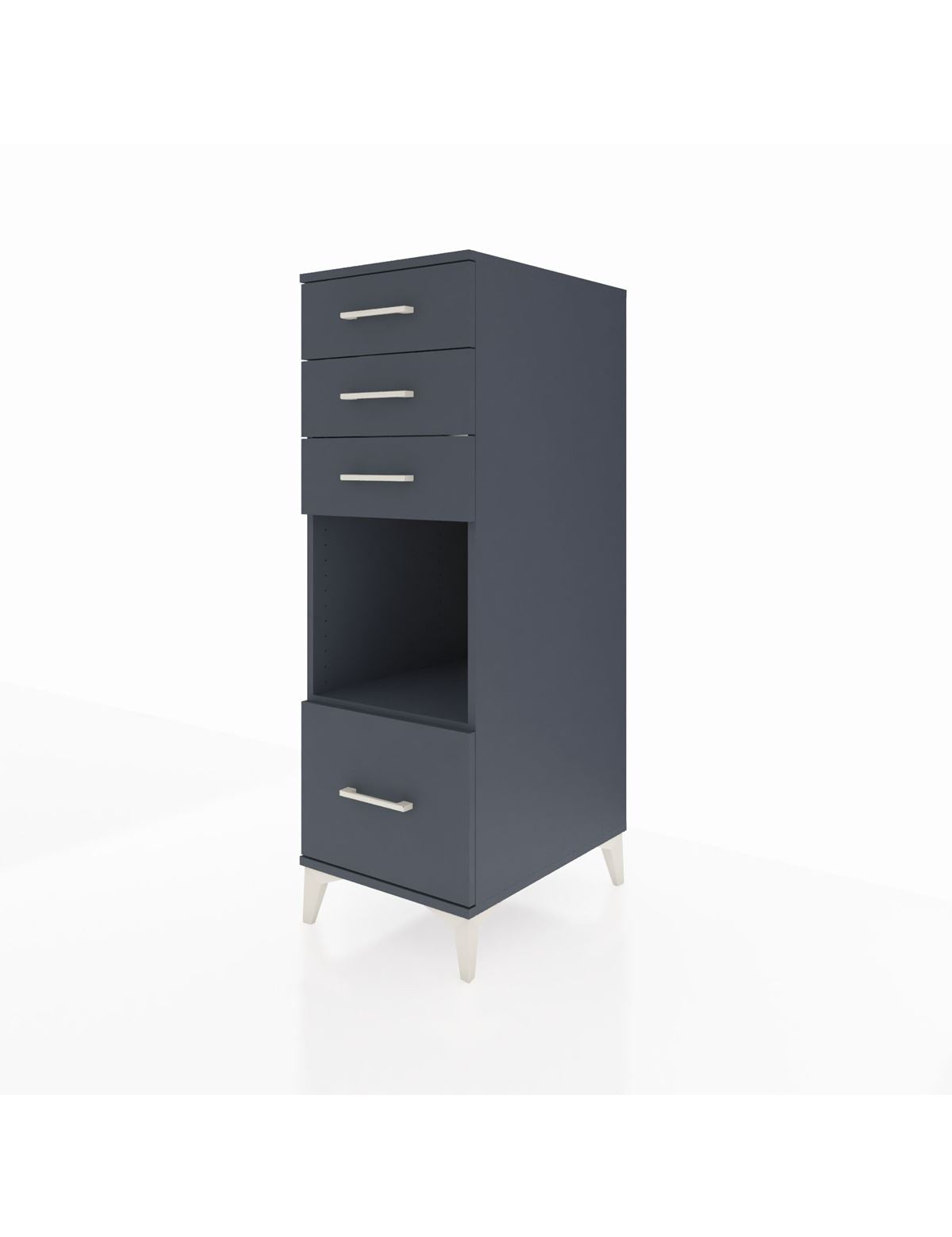 Kronos Dolap Tek Raflı 4 Çekmeceli 44x59x134 - S82M076V5C