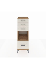 Kronos Dolap Tek Raflı 4 Çekmeceli 44x59x134 Çam-Aytaşı