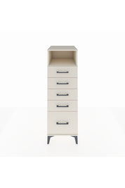 Kronos Dolap Tek Raflı 5 Çekmeceli 44x59x134 Aytaşı-Aytaşı