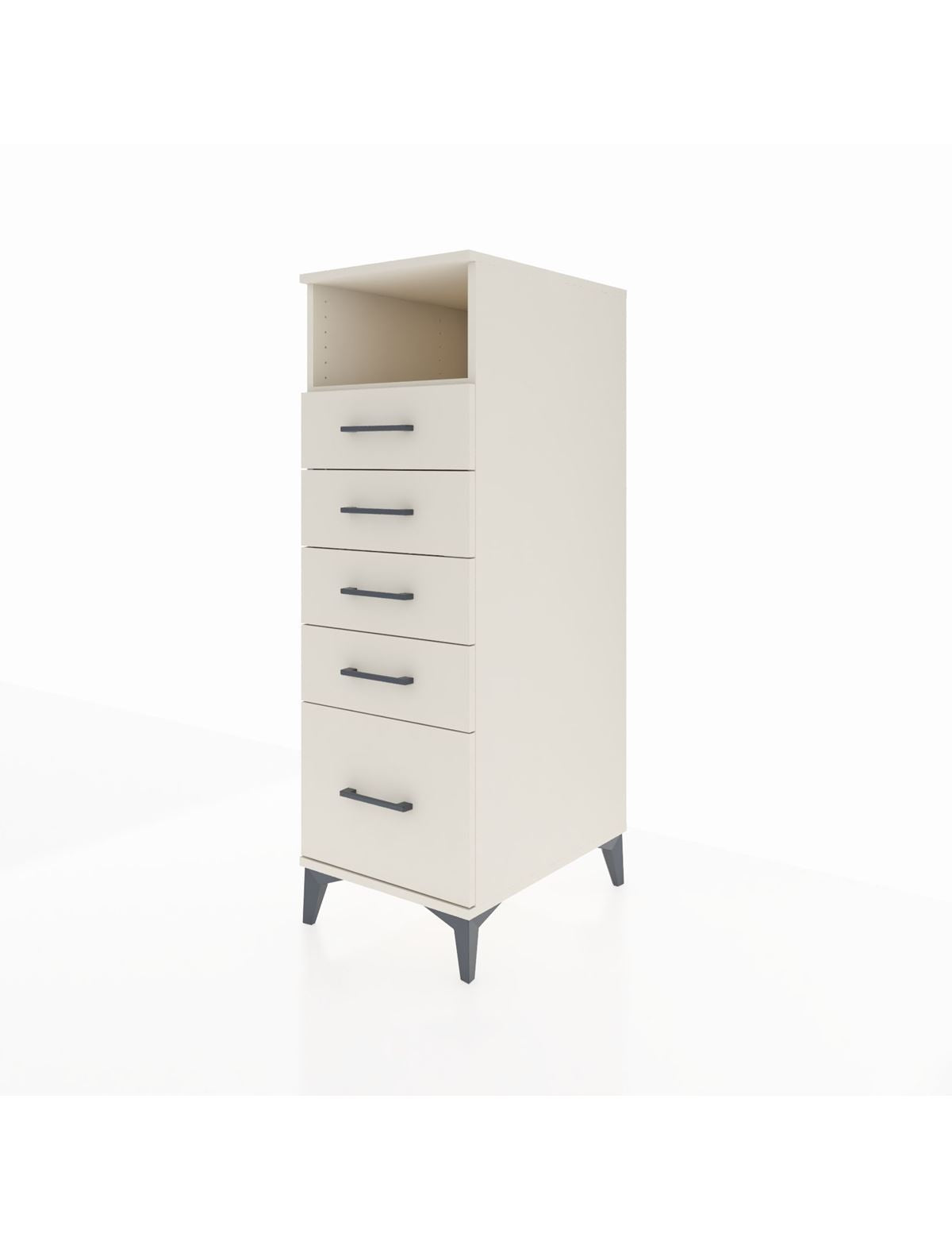 Kronos Dolap Tek Raflı 5 Çekmeceli 44x59x134 - S82M077V1C