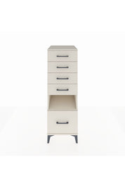 Kronos Dolap Tek Raflı 5 Çekmeceli 44x59x134 Aytaşı-Aytaşı