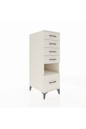 Kronos Dolap Tek Raflı 5 Çekmeceli 44x59x134 Aytaşı-Aytaşı