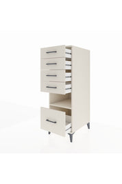 Kronos Dolap Tek Raflı 5 Çekmeceli 44x59x134 Aytaşı-Aytaşı