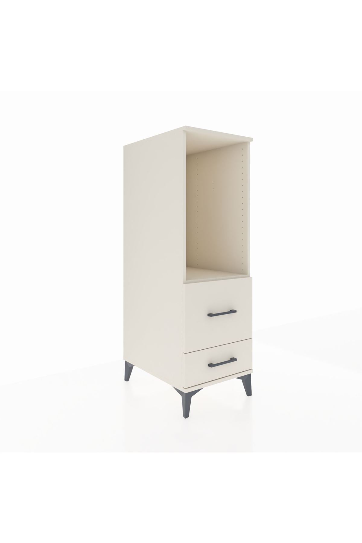 Kronos Dolap Tek Raflı 2 Çekmeceli 44x59x134 Aytaşı-Aytaşı